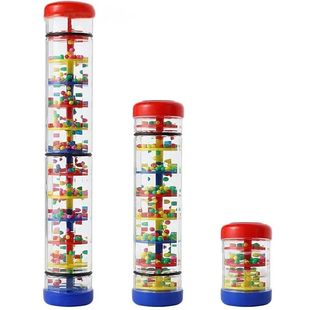 Montessori Baby Rain Stick Musical Toy Baby Rattles Early Ed