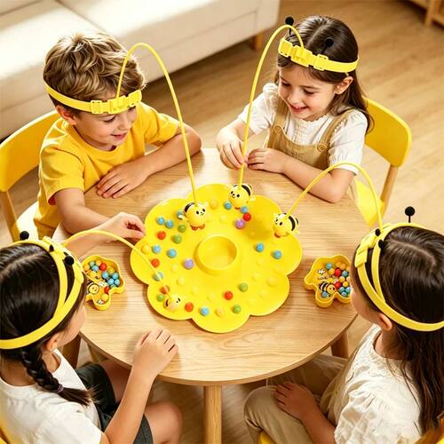 Bumble Bee Magnetic Toy Funny Family Board Games Montessori