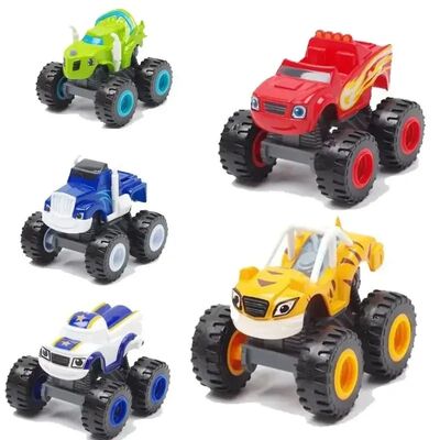Machine and Flame Monster Car Toy Russian Crusher Truck Vehi