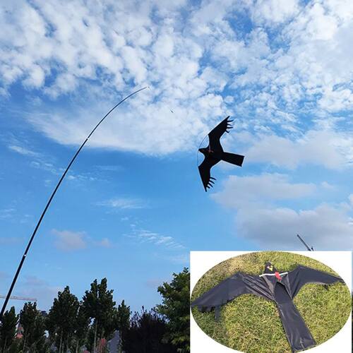 Outdoor Toys 47 Inch Bird Scaring Eagle Kite Without Rod Goo