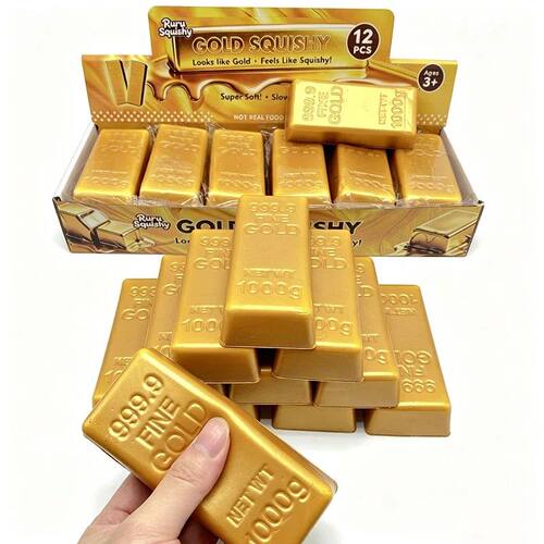 Simulate Gold Squishy Toys Butter Slow Rebound Squeeze Toy A