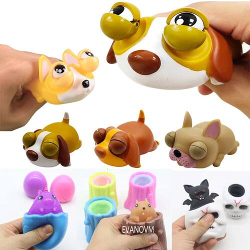 Multiple Types Pop Up FunnySqueeze Anti-stress Toy Hide and
