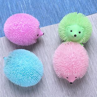 1pc Pinch Hedgehog Squeeze Toys Glitter Creative Fidget Toy