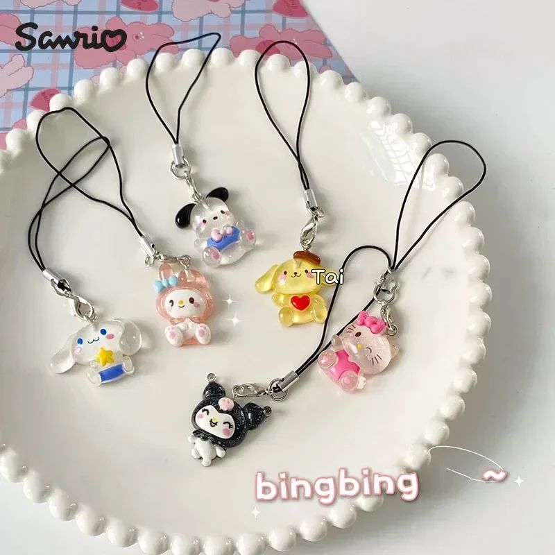 1PCS Kawaii  Hello Kitty Keychain Creative KT Cat Key Holder