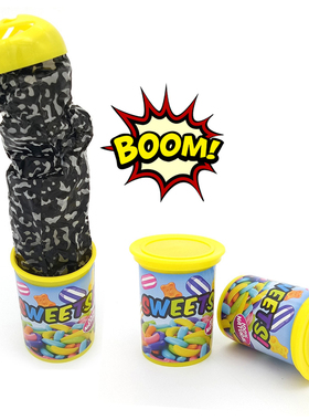 1pc Funny Candy Can Jump Spring Snake Toy Gift April Fool Da
