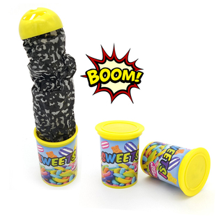 1pc Funny Candy Can Jump Spring Snake Toy Gift April Fool Da
