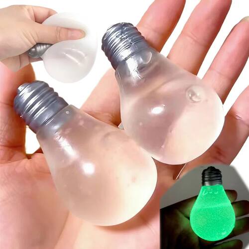 Squishy Light Bulb Maltose Luminous Squeeze Toy Slow Rebound