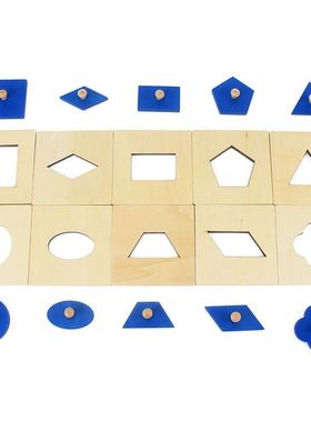 Family Version Baby Toy Montessori Wood Insets Set/10 Early