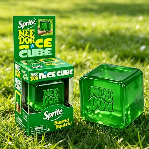Sprite Limited Nee Doh Nice Cube Squishy Toy Stress Squishy
