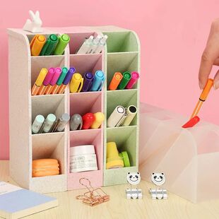 Sharkbang Desk Pen Holder Pencil Makeup Storage Box Kawaii L