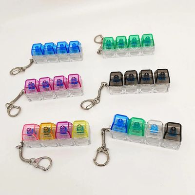 Fingertip Press To Decompress Toy Transparent Keycap Keyring