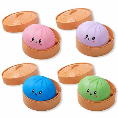 Realistic steamed bun Squeeze Sensory Toy Soft Sss Relief De
