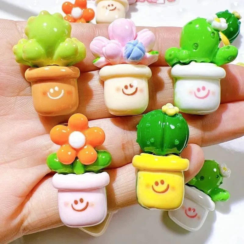 5/10pcs Resin Cartoon Fridge Magnets Flowers  Refrigerator M