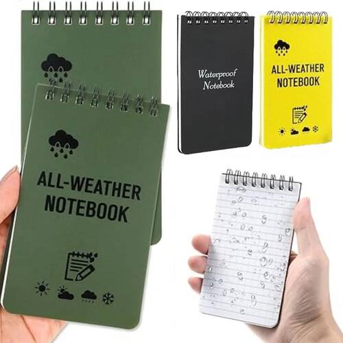 Waterproof Pocket Notebook Tactical All Weather Pocket Notep