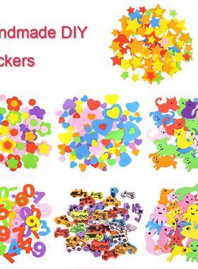 Colorful Handmade DIY EVA Sponge Stickers Children's Hand Cr