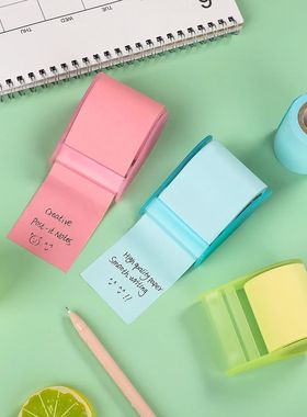 Creative Roller Sticky Notes Korea N times Posted Simple Mem