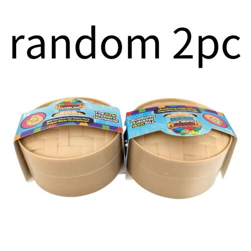 Blind box Colorful Simulated Dumpling Squishy Relaxing Relie