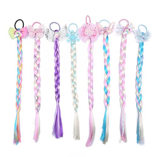 Princess Braid Elsa Headband Hairpiece Cosplay Braided Wigs