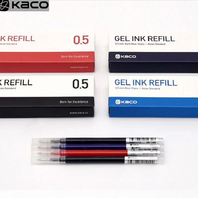 10pcs/Lot Replace Refills Gel Pen EU/Asian Ink 0.5MM Standar