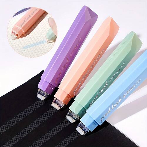 4pcs/set Waterproof Glue Tape for Scrapbooking Waterproof Ad