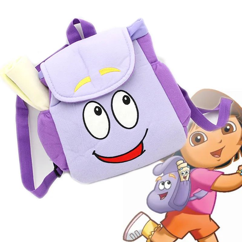 Cartoon Dora Explorer Backpack Rescue Bag with Map,Pre-Kinde
