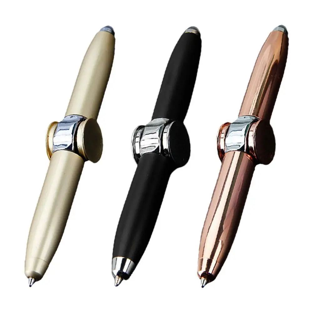 LED Pen Ball Pen Fidget Spinner Pressure Student Gift Ballpo