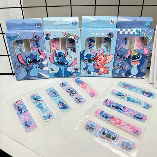 10pcs/Box  Stitch Anime Wound protection tape Band cartoon K