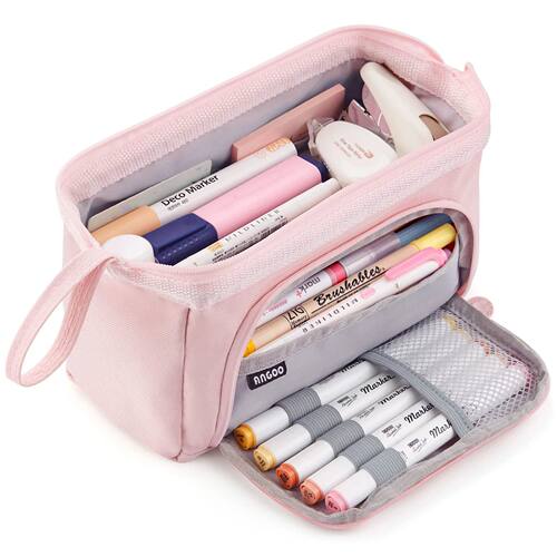 Large Capacity Pencil Case Cute Student Pencil Cases Big Pen