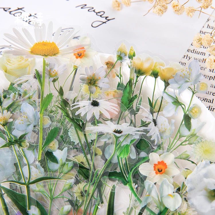 Flowers Sticker pack 40pcs Fresh