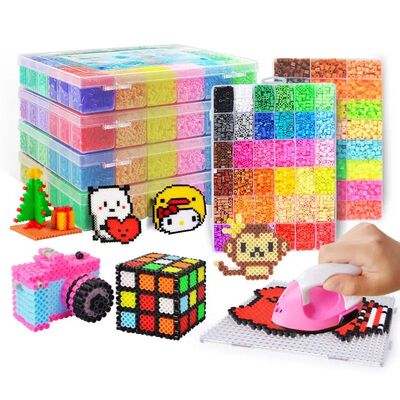 2.6mm 24/48colors Hama beads Education Iron beads 3D puzzle