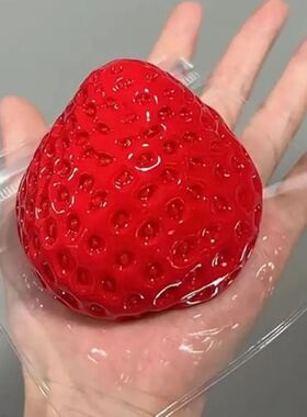 Super Soft Strawberry Sss Toy Simulation PVC Squeeze Toys Re