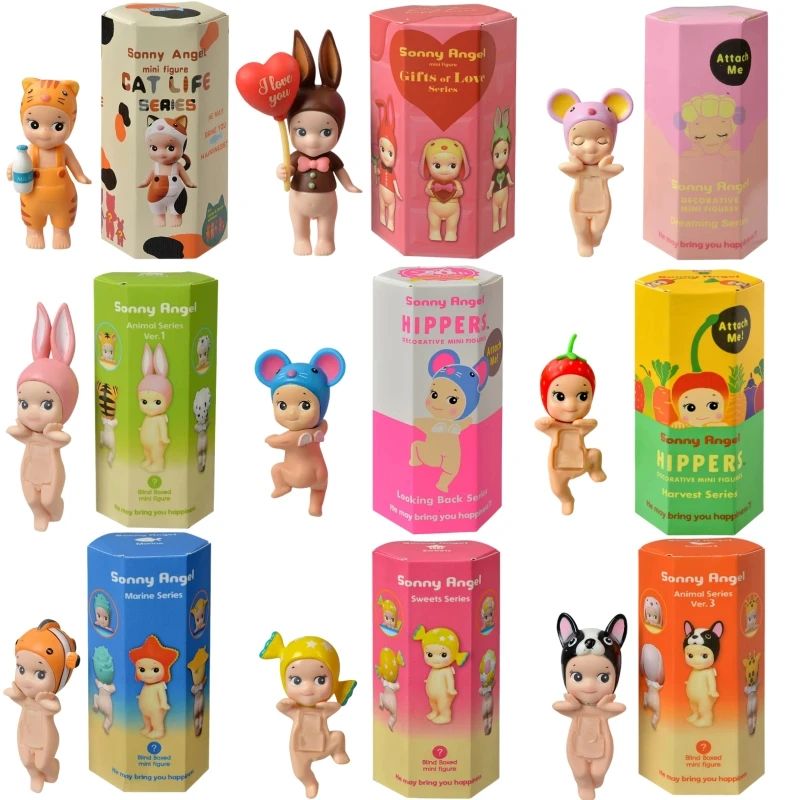 Angel Fruit Animals Series Blind Box Anime Figure Cute Hippi