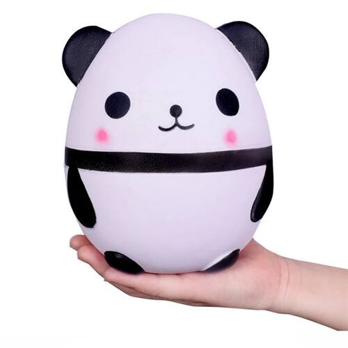 Jumbo Cute Panda Bear Egg Squishy Slow Rising Squeeze Toys S