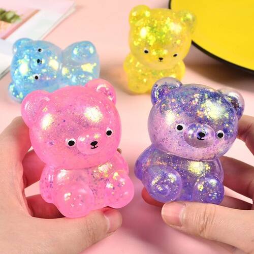 Cute Squishy Bear Fidget Toys Slow Rising  Squeeze Toy Funny