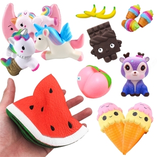 super soft Diy Antistress Squishy Toys Simulated Fruit