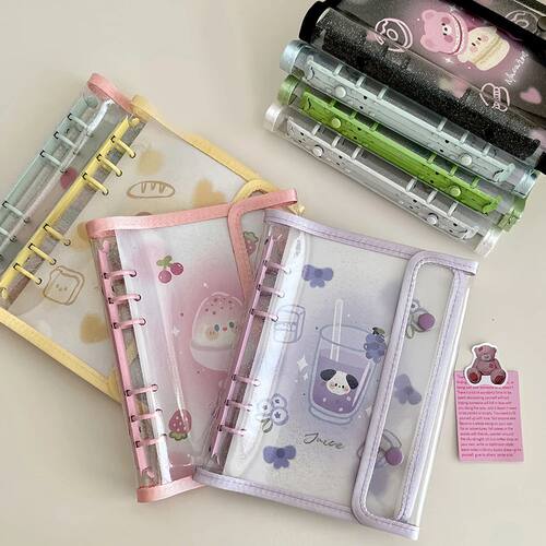 INS A6 Binder Photocard Holder Cute Small Cards Collect Book