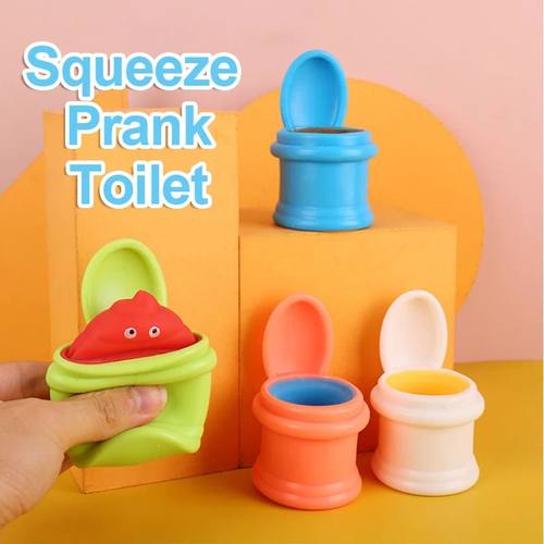 Anti-Sss Toy Prank Toilet Toys Squeeze Fidget Toys Squishy F