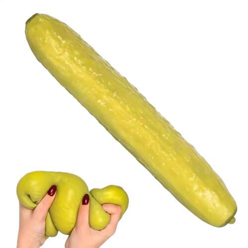 Cucumber Shape Kid Squeeze Toys Pickled Slow Rising Game Sof