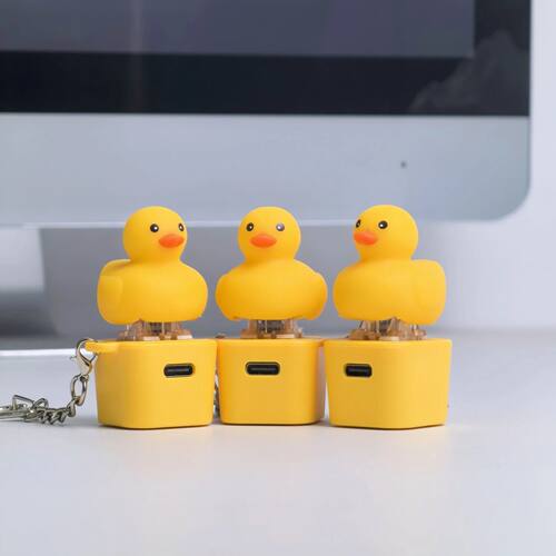 Quacky Duck Keyboard Fidget Toys Keychain Keyboard Decompres