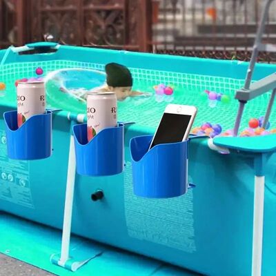1-8PCS Plastic Storage Rack Poolside Organizer Holder for Dr