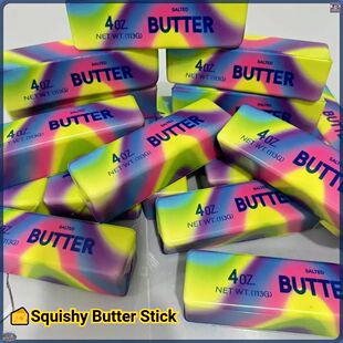 Colorful Squishy Butter Stick Soft Slow Rebound Squeeze Toy