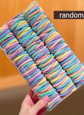 Random 200/600Pcs Women's Model,  Large Hair Tie Combination