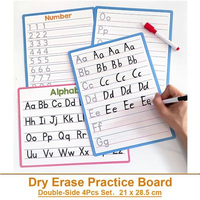 Dry Erase Handwriting Tracing Practice Board for Kids Write
