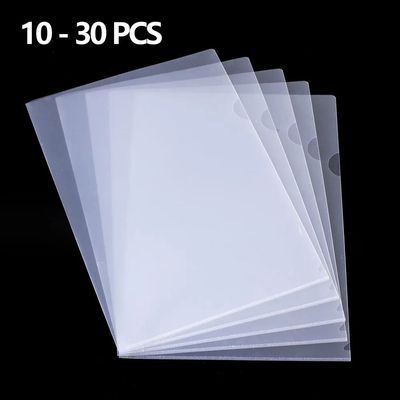 10 to 30 PCS A4 File Folder Desk Organizer Stationery Clear