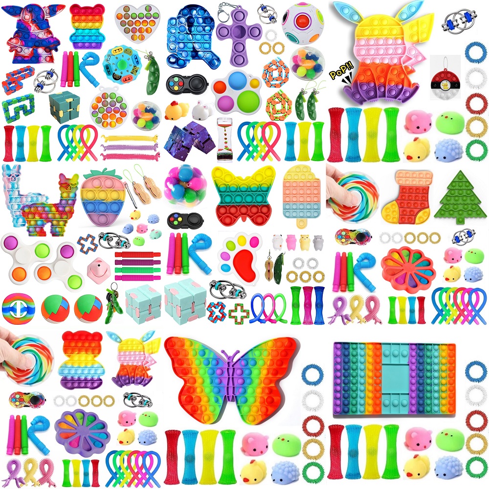148 Designs Fidget Toy Set Box Sensory Fidget Toys Pack for
