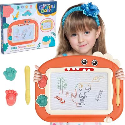 Little Genius Painter Magnetic Drawing Board Green, BPA-free