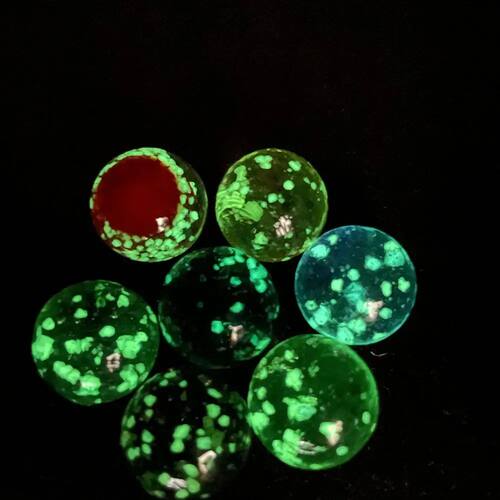 10pcs/pack Glow in The Drak Luminous Glass Balls Non-porous