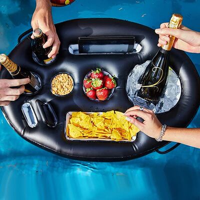 Inflatable Drinks Holder Pool Beer Drinks Holder Multifuncti