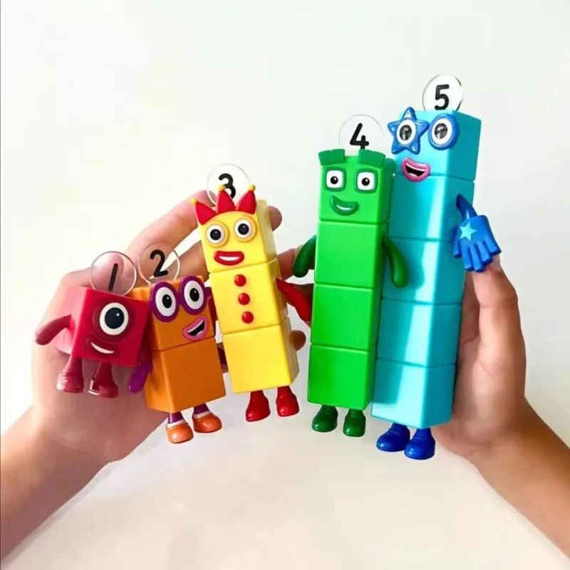5pcs Number Block Building Block Model Number Blocks Hand-ma