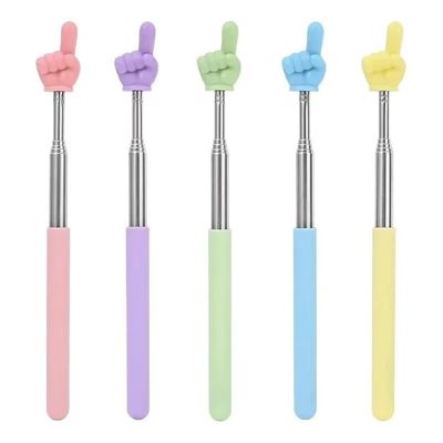 Stainless Steel Teaching Pointer Telescopic Rod Finger Desig